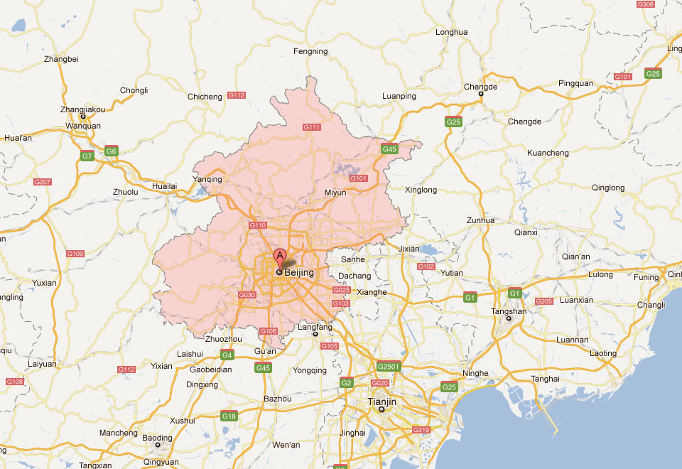 carte du beijing